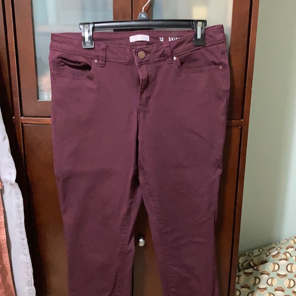 Skinny crop denim pant